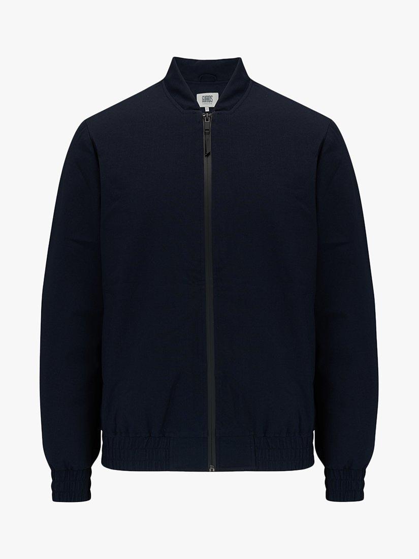 Product image 3 of 3, which shows Guards London Mayfield Padded Water Resistant Bomber Jacket, Navy, 44R