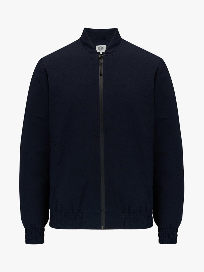 Guards London Mayfield Padded Water Resistant Bomber Jacket, Navy, 36R