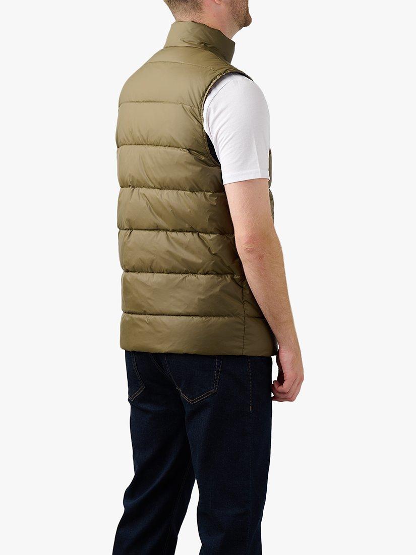 Product image 2 of 6, which shows Guards London Ufton Lightweight Packable Down Gilet, Olive, 36R