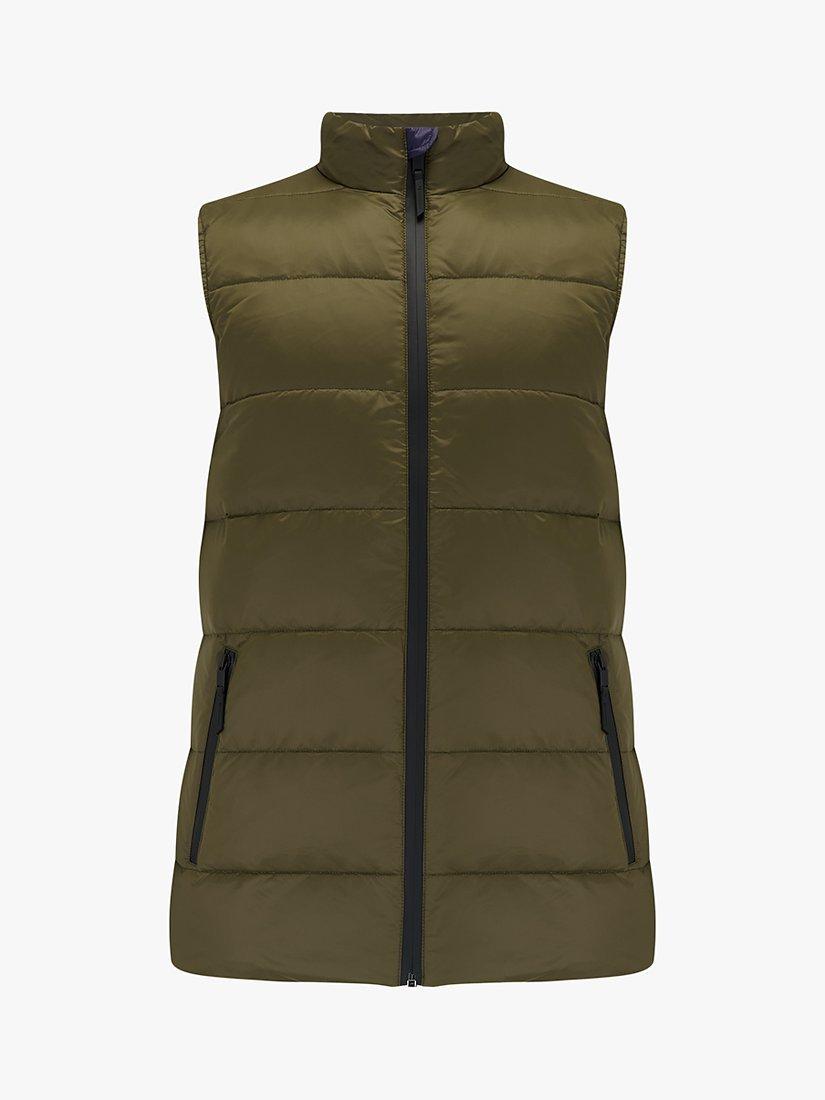 Product image 3 of 6, which shows Guards London Ufton Lightweight Packable Down Gilet, Olive, 36R
