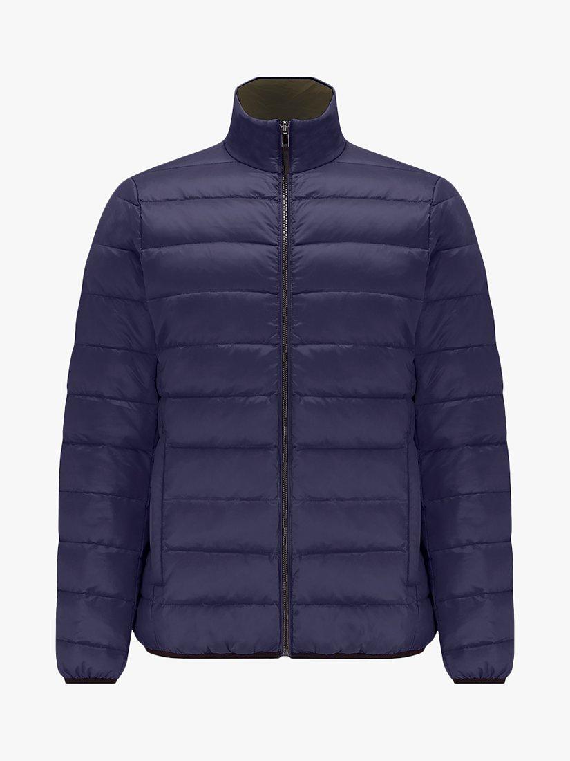 Product image 3 of 3, which shows Guards London Evering Lightweight Packable Down Jacket, Navy, 36R