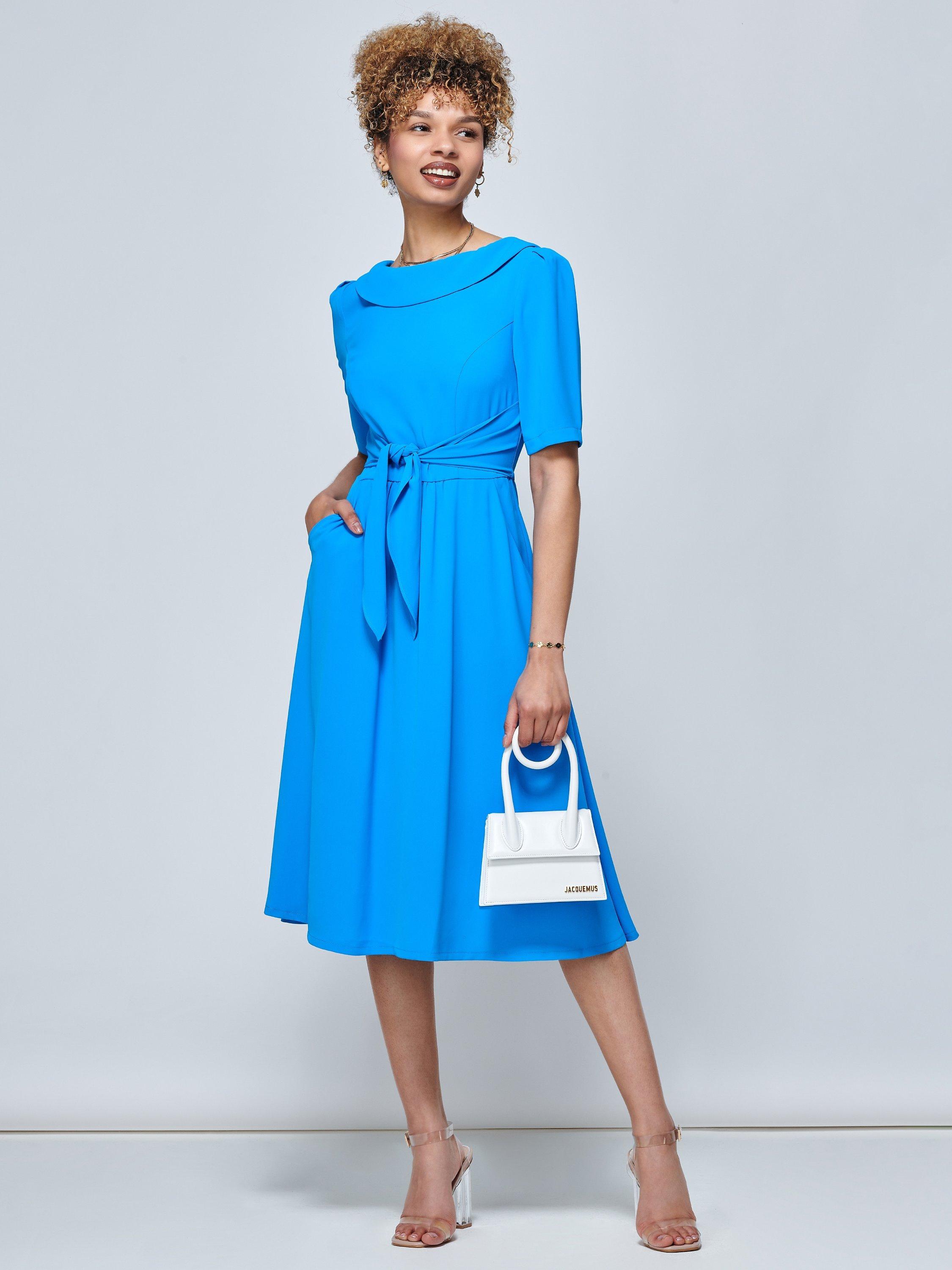 Jolie Moi Gemma Belted Midi Dress
