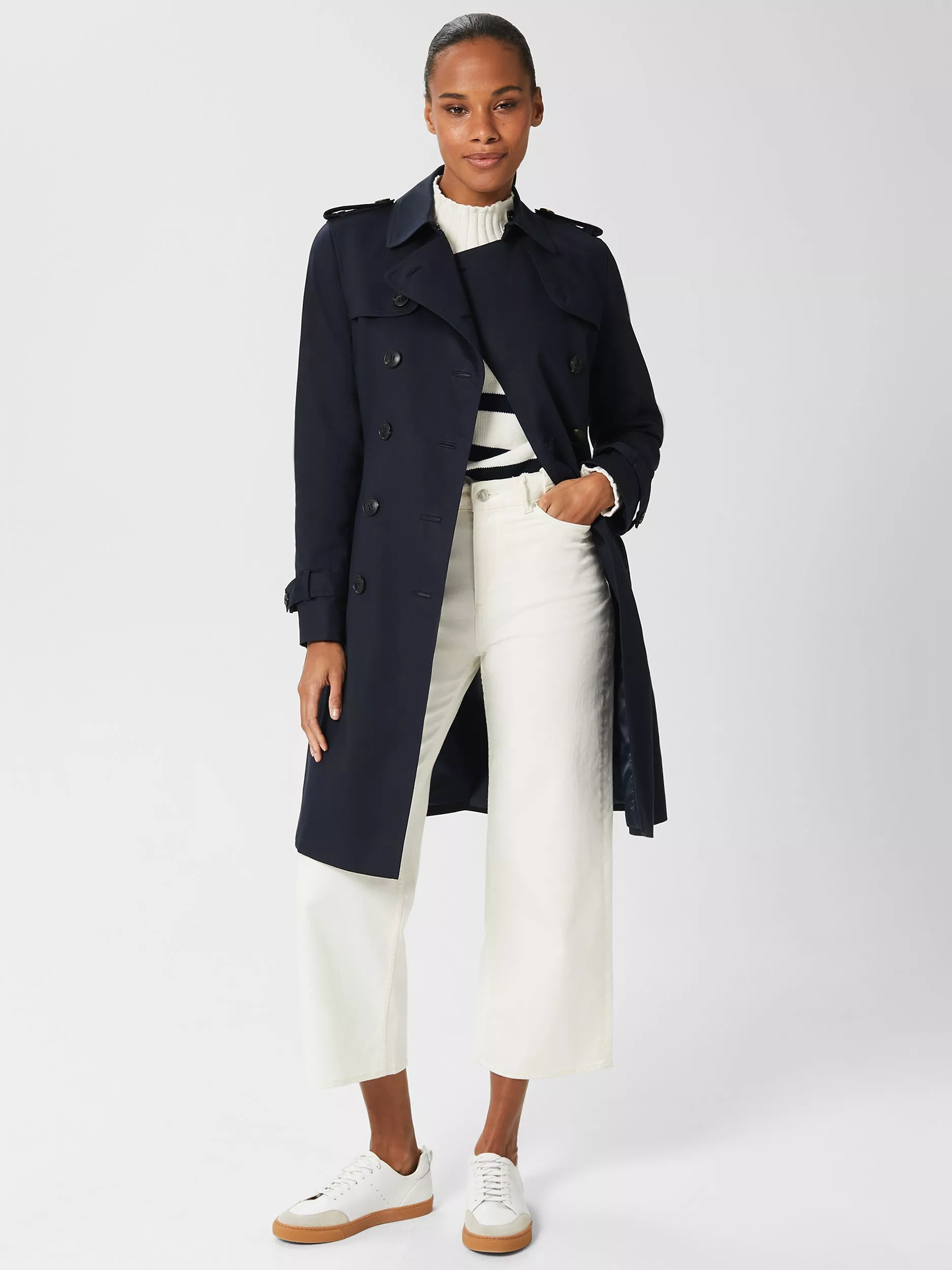 Hobbs Saskia Double Breasted Trench Coat