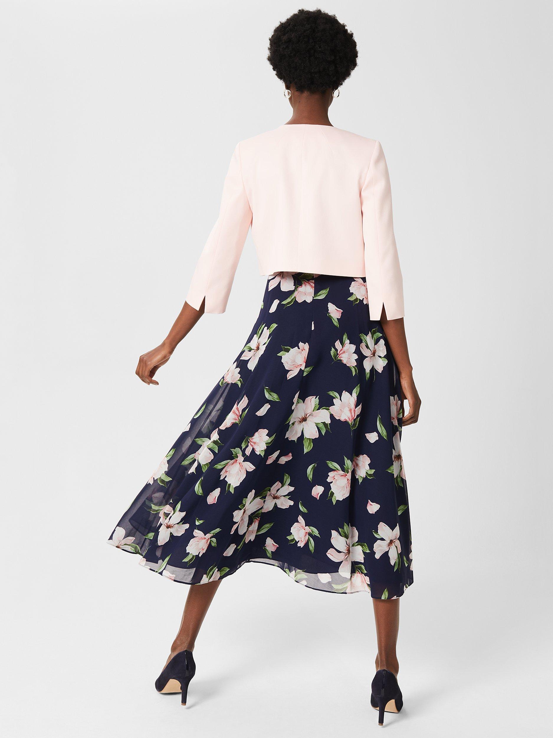 Product image 2 of 6, which shows Hobbs Arizona Tailored Jacket, Pale Pink, 6
