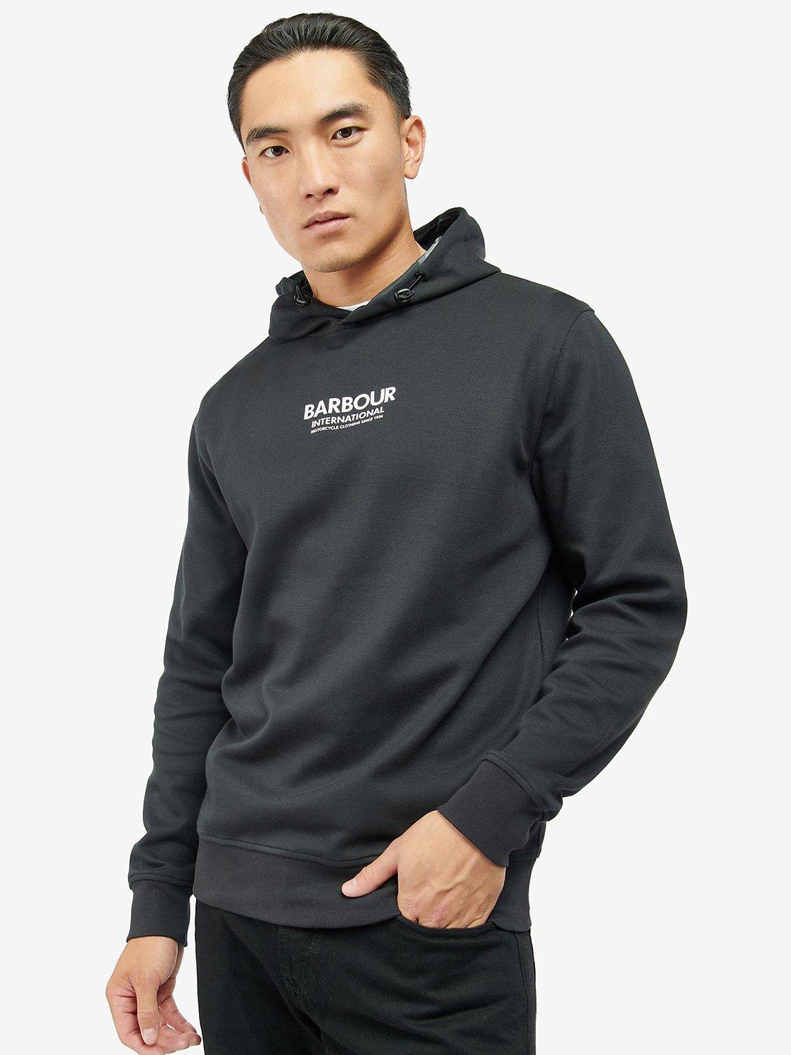 Barbour International Mission Hooded Sweatshirt, Black