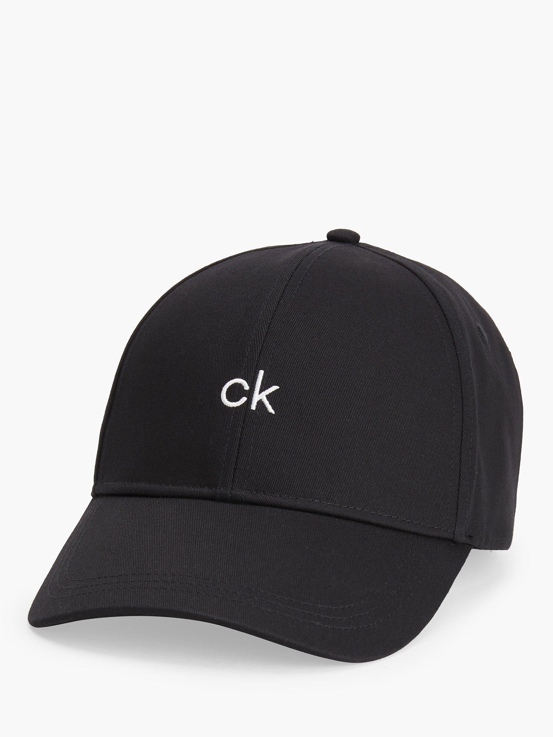 Product image 1 of 2, which shows Calvin Klein CK Logo Baseball Cap, Black