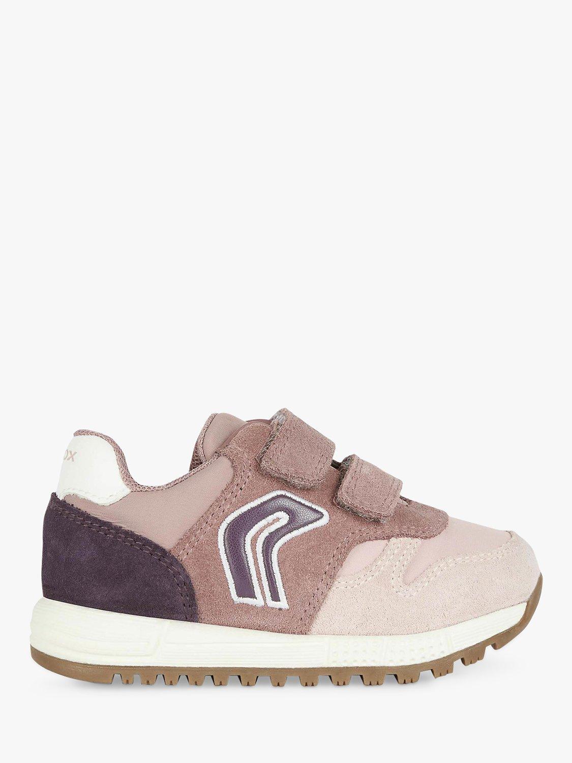 Geox Kids' Alben Pre-Walker Trainers, Rose/Purple         