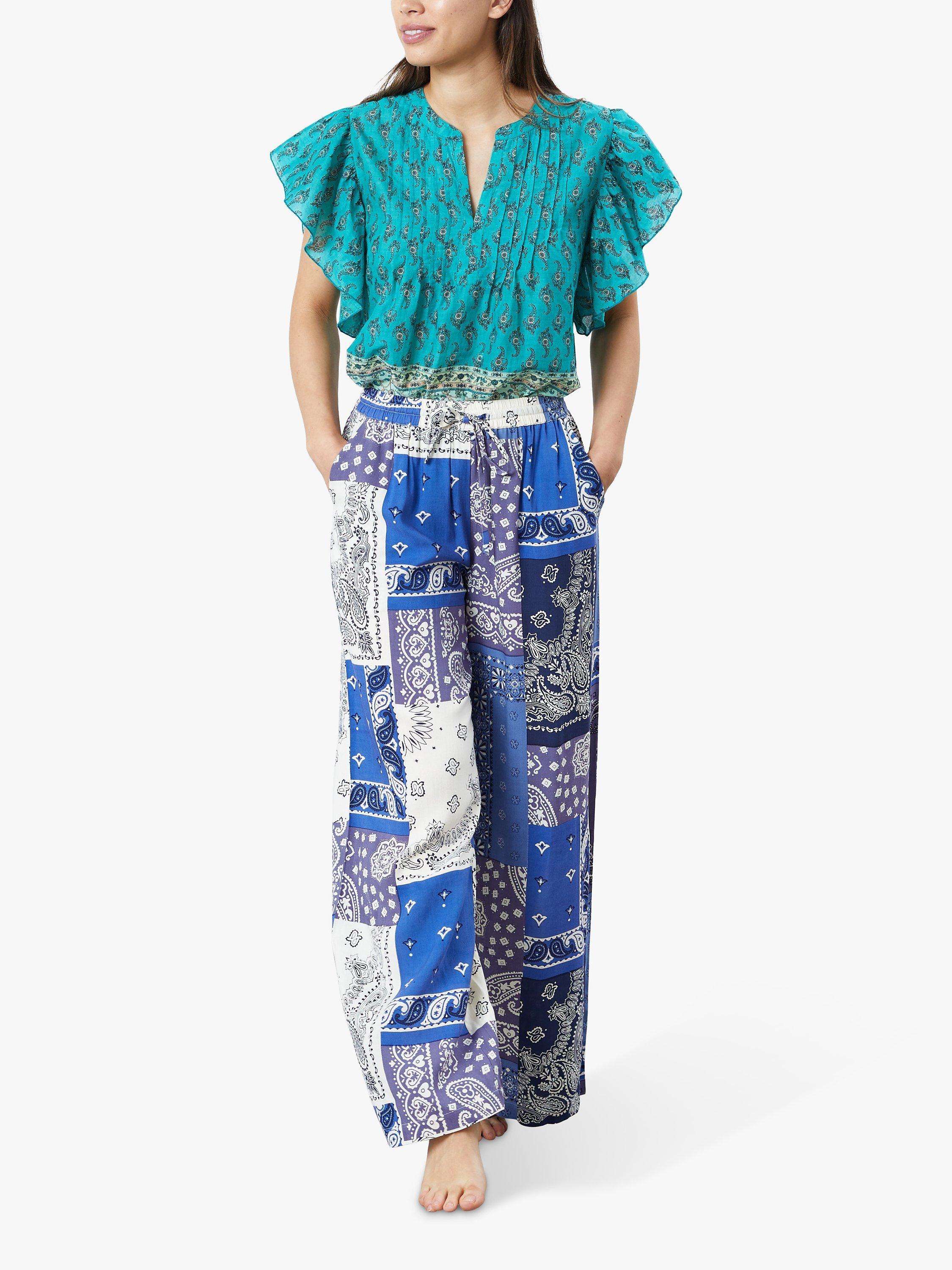 Lollys Laundry Isabel Floral Blouse, Green/Multi