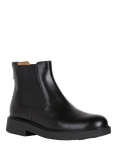 Geox D Spherica EC1 Wide Fit Leather Ankle Boots, Black