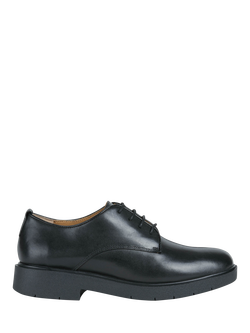 Geox D Spherica EC1 Leather Derby Shoes, Black, Black