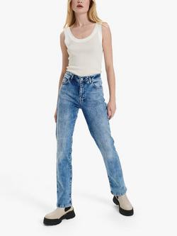 Saint Tropez Molly Straight Leg Jeans, Light Blue Denim