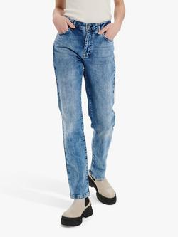 Saint Tropez Molly Straight Leg Jeans - view 2, Light Blue Denim