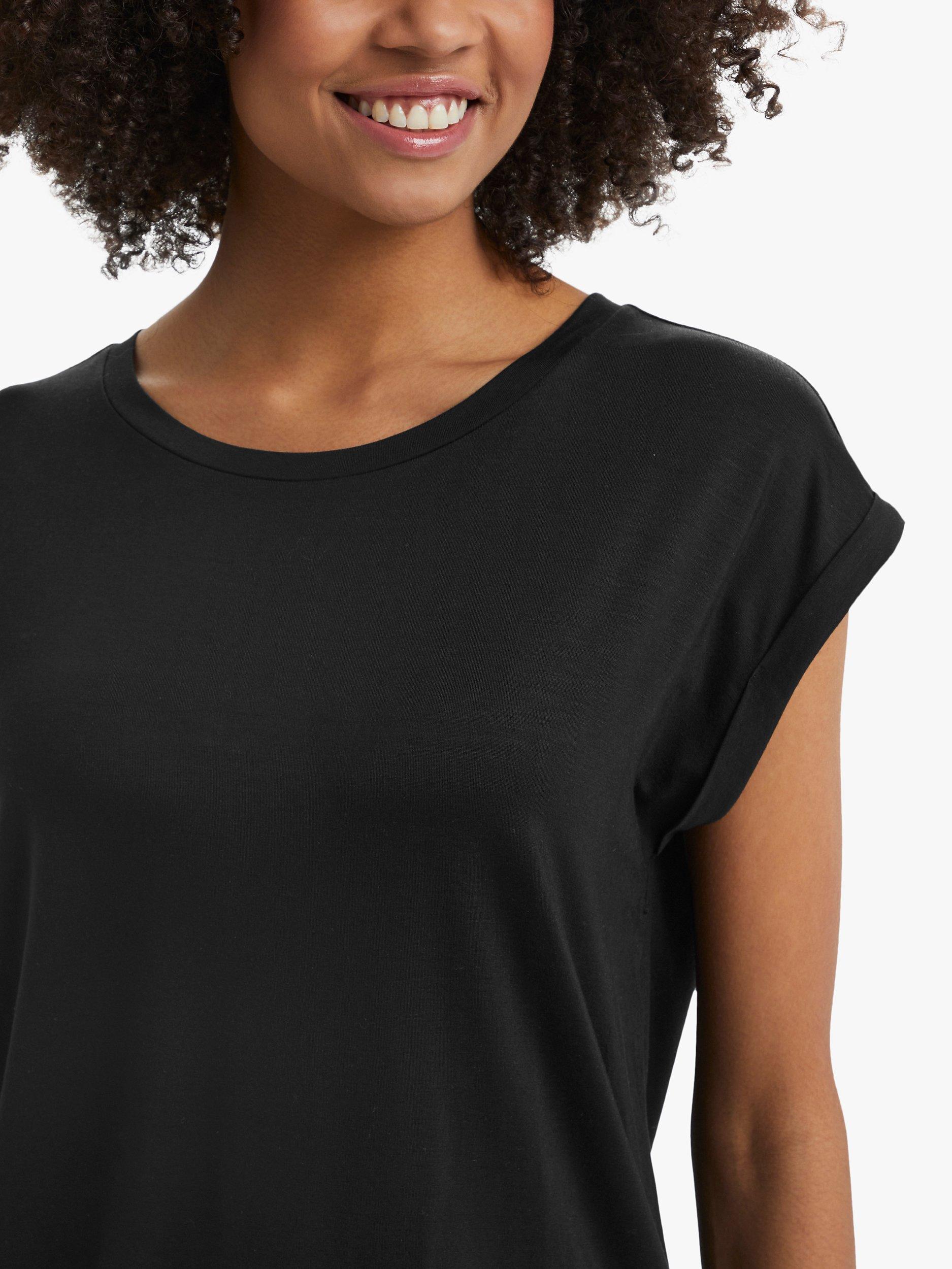 Saint Tropez Adelia T-Shirt, Black, XS