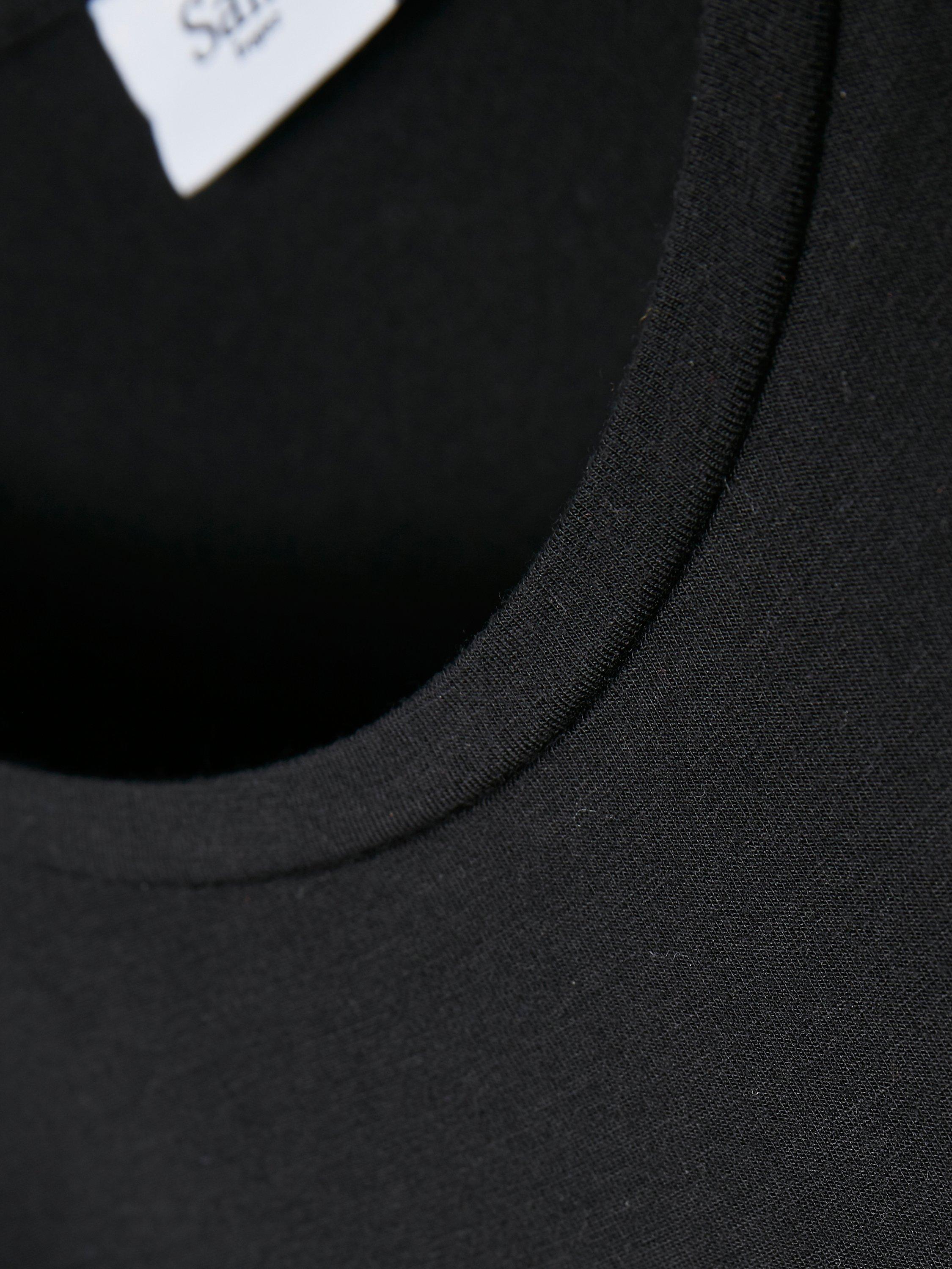 Saint Tropez Adelia T-Shirt, Black, XS