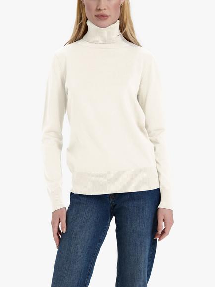 Saint Tropez Mila Roll Neck Jumper, Ice