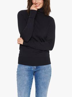 Saint Tropez Mila Roll Neck Jumper - view 2, Night Sky