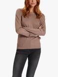 Saint Tropez Mila Puff Sleeve Jumper, Antler Melange