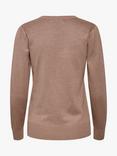 Saint Tropez Mila Puff Sleeve Jumper, Antler Melange