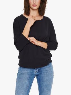 Saint Tropez Mila Fine Knit Scoop Neck Jumper, Night Sky