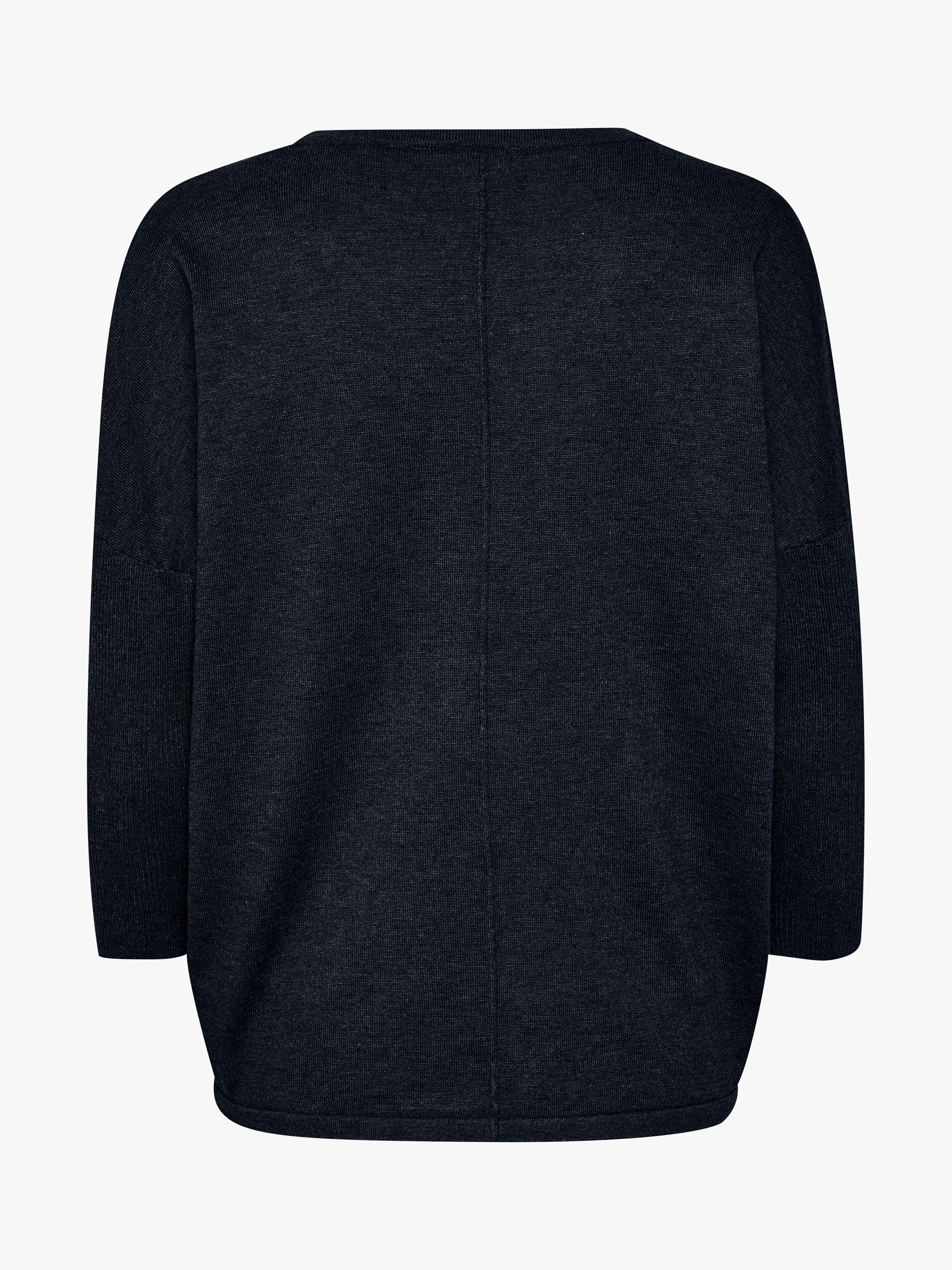 Product image 5 of 5, which shows Saint Tropez Mila Fine Knit Scoop Neck Jumper, Night Sky, XS