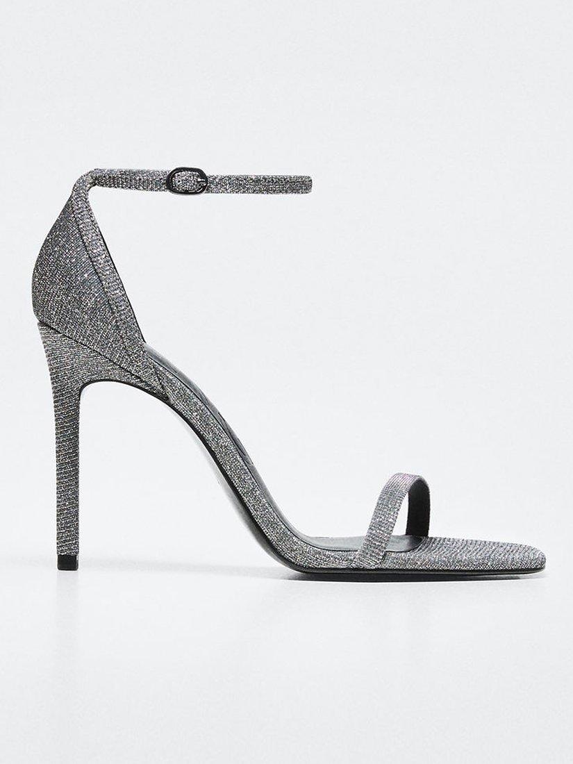 Mango Aussie Strappy Stiletto Heel Sandals