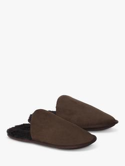 Celtic & Co. Men's Sheepskin Scuffs Slippers - view 2, Mocca