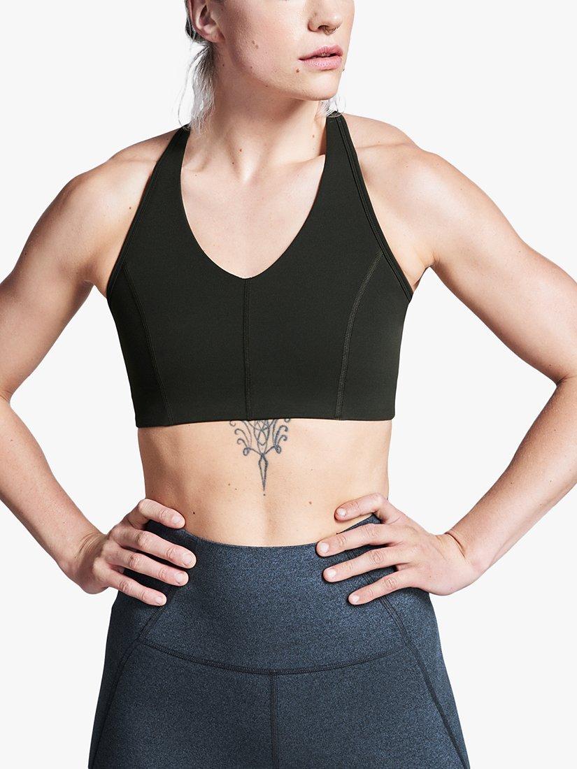 LNDR Femme Fatale Sports Bra, Olive