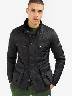 Barbour International Ariel Polar Quilted Jacket, Black, Black