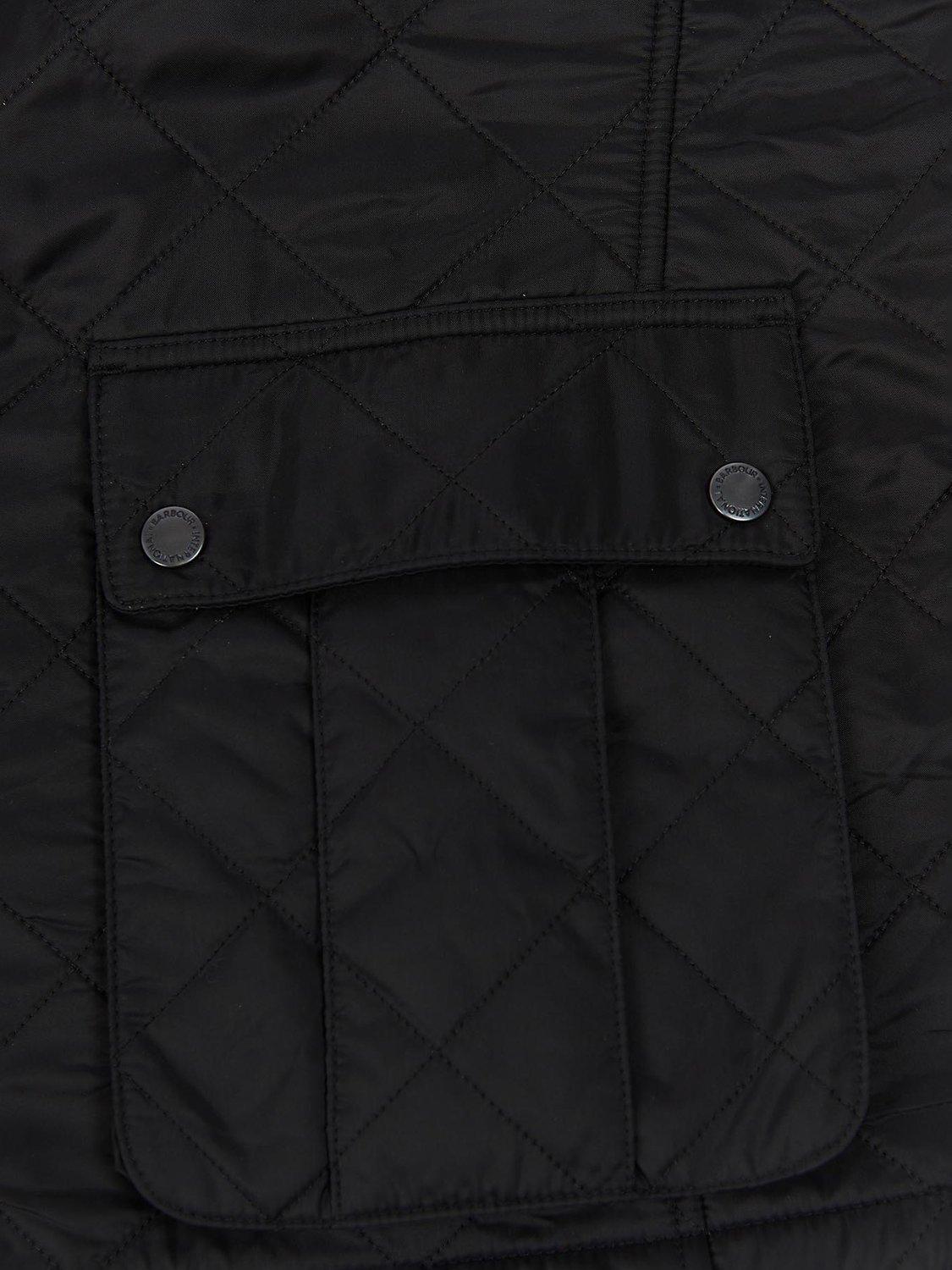 Product image 6 of 8, which shows Barbour International Ariel Polar Quilted Jacket, Black, S