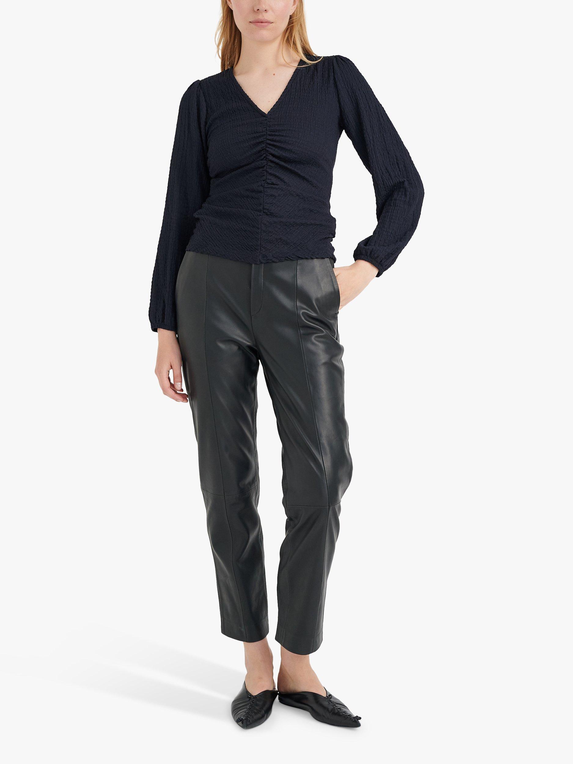 InWear Lanyal Textured Blouse, Marine Blue