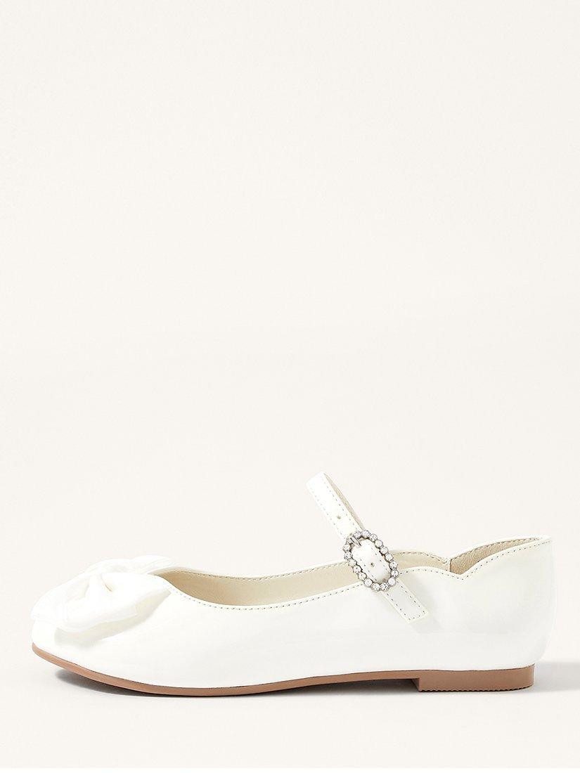 Monsoon Kids' Kali Patent Ballerina Flats