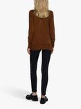 KAFFE Astrid Roll Neck Jumper, Toffee