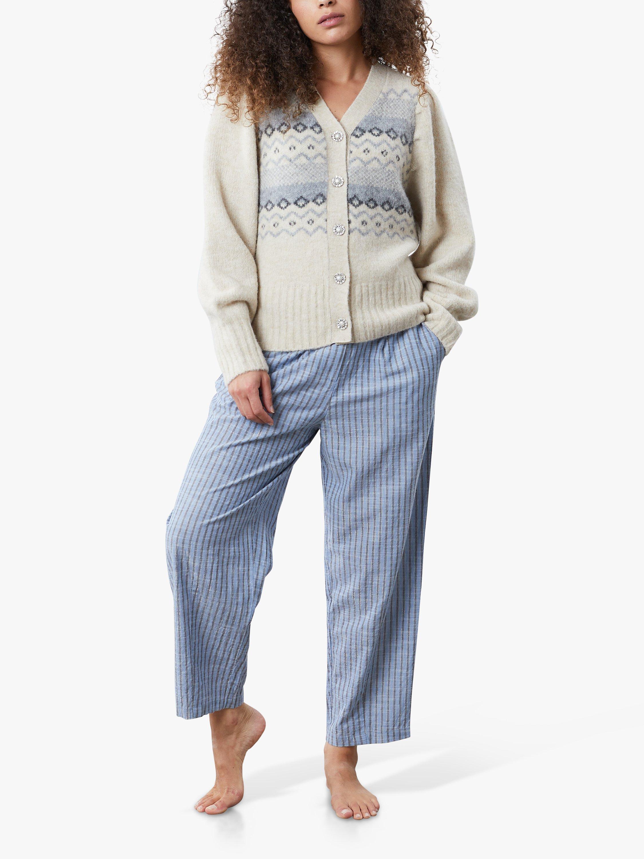 Lollys Laundry Laura Fair Isle Cardigan, Ecru