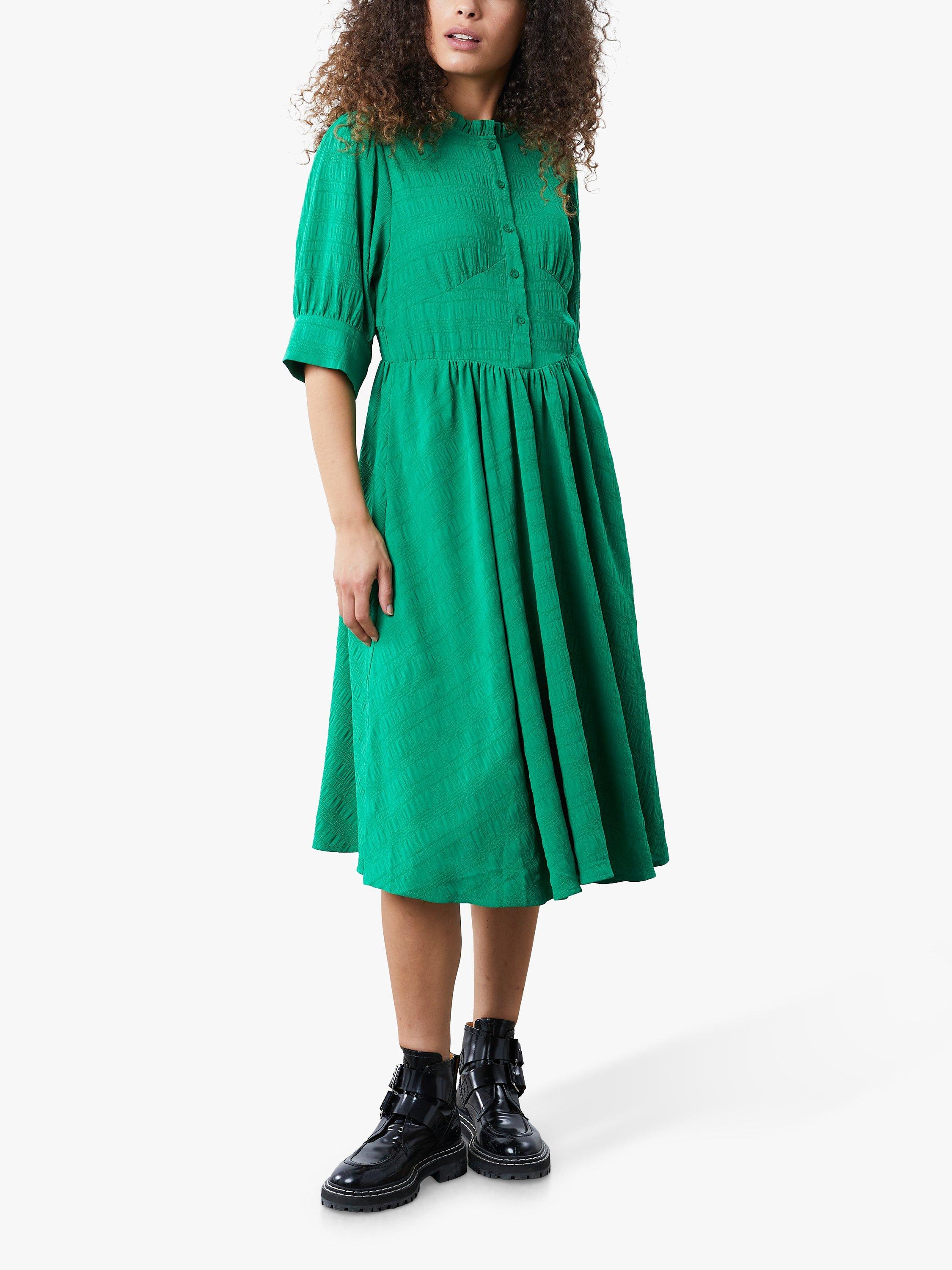 Lollys Laundry Boston Midi Shirt Dress, Green