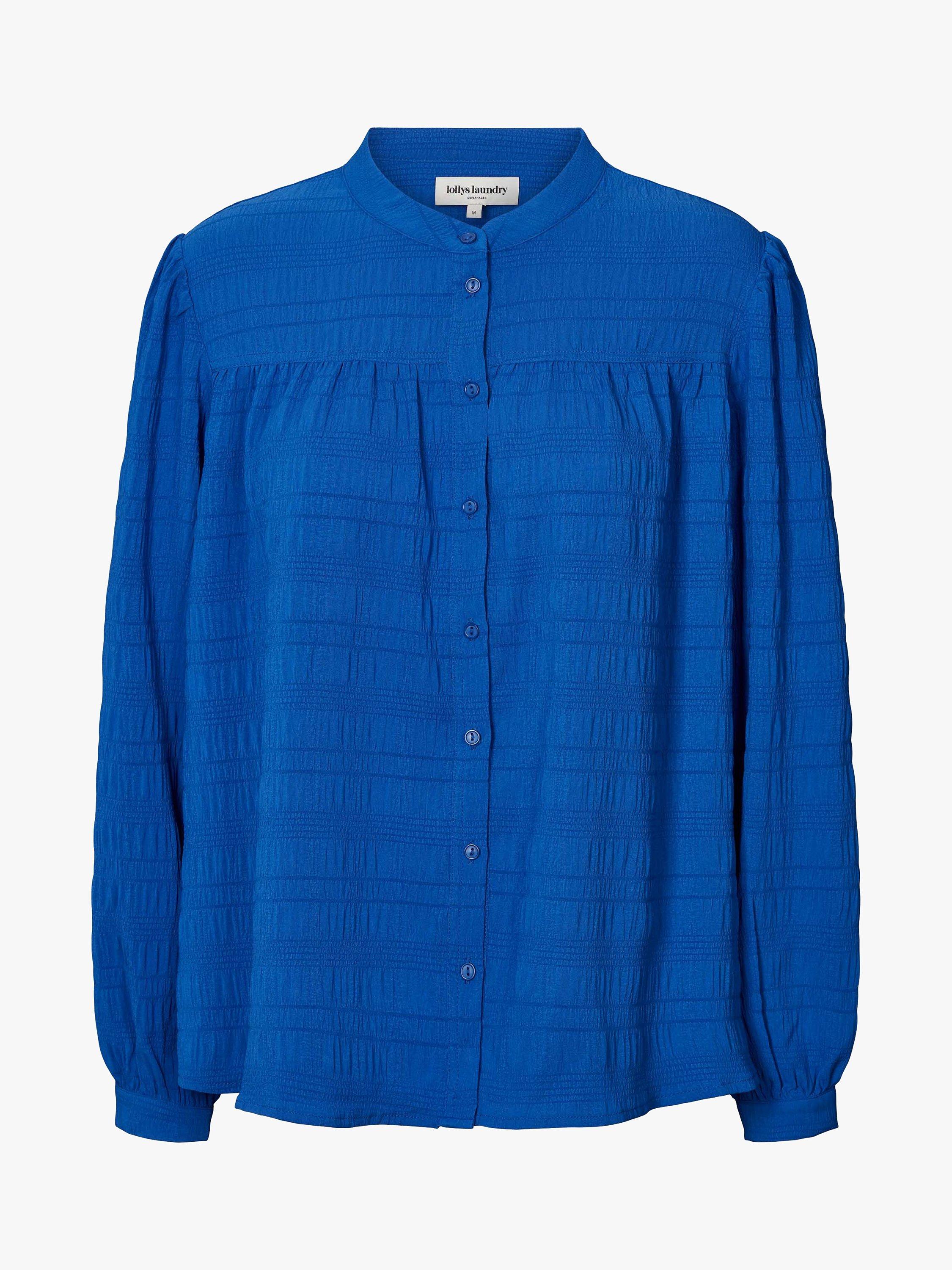 Lollys Laundry Nicky Textured Shirt, Blue, XS