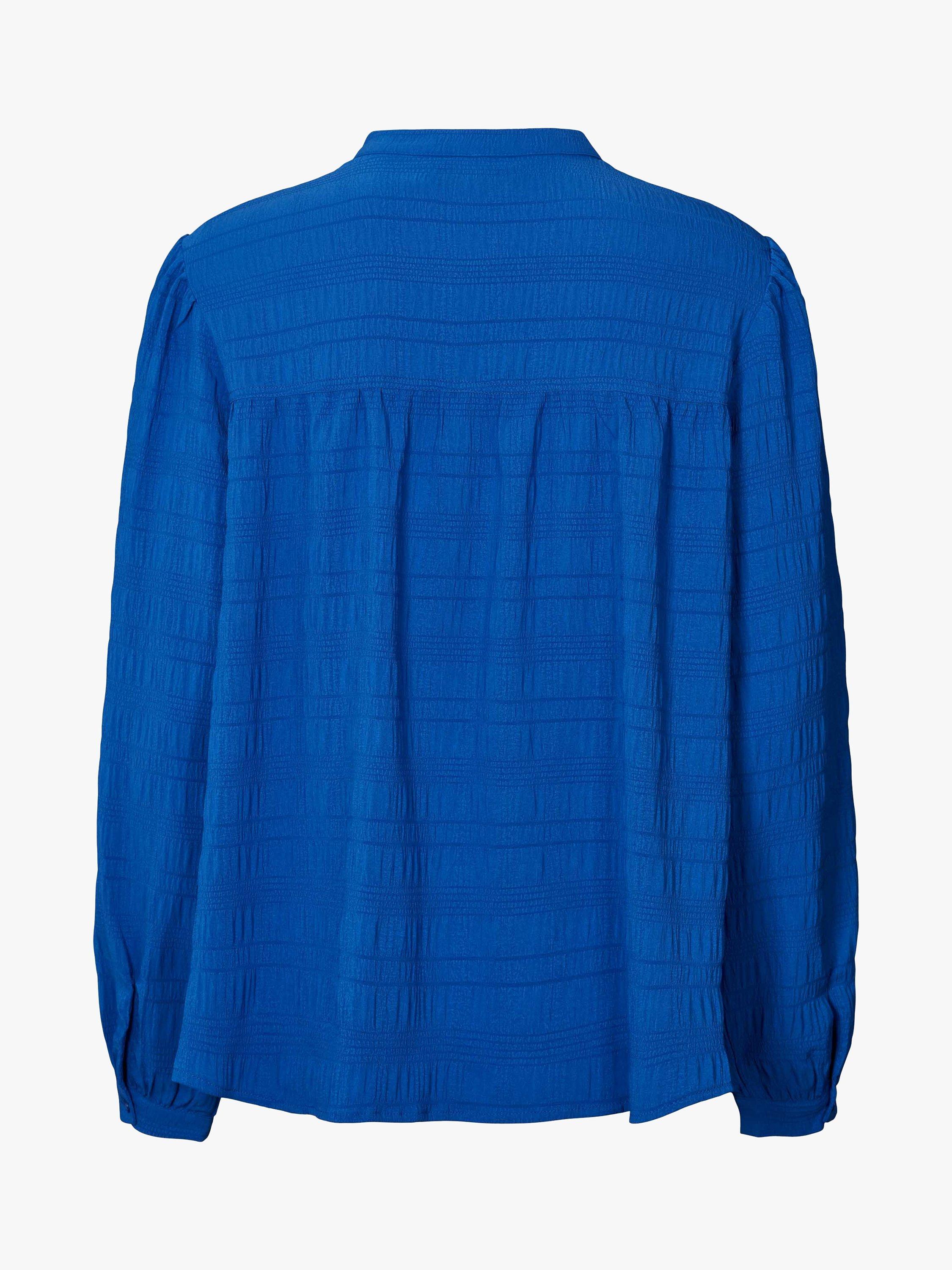 Lollys Laundry Nicky Textured Shirt, Blue, XS