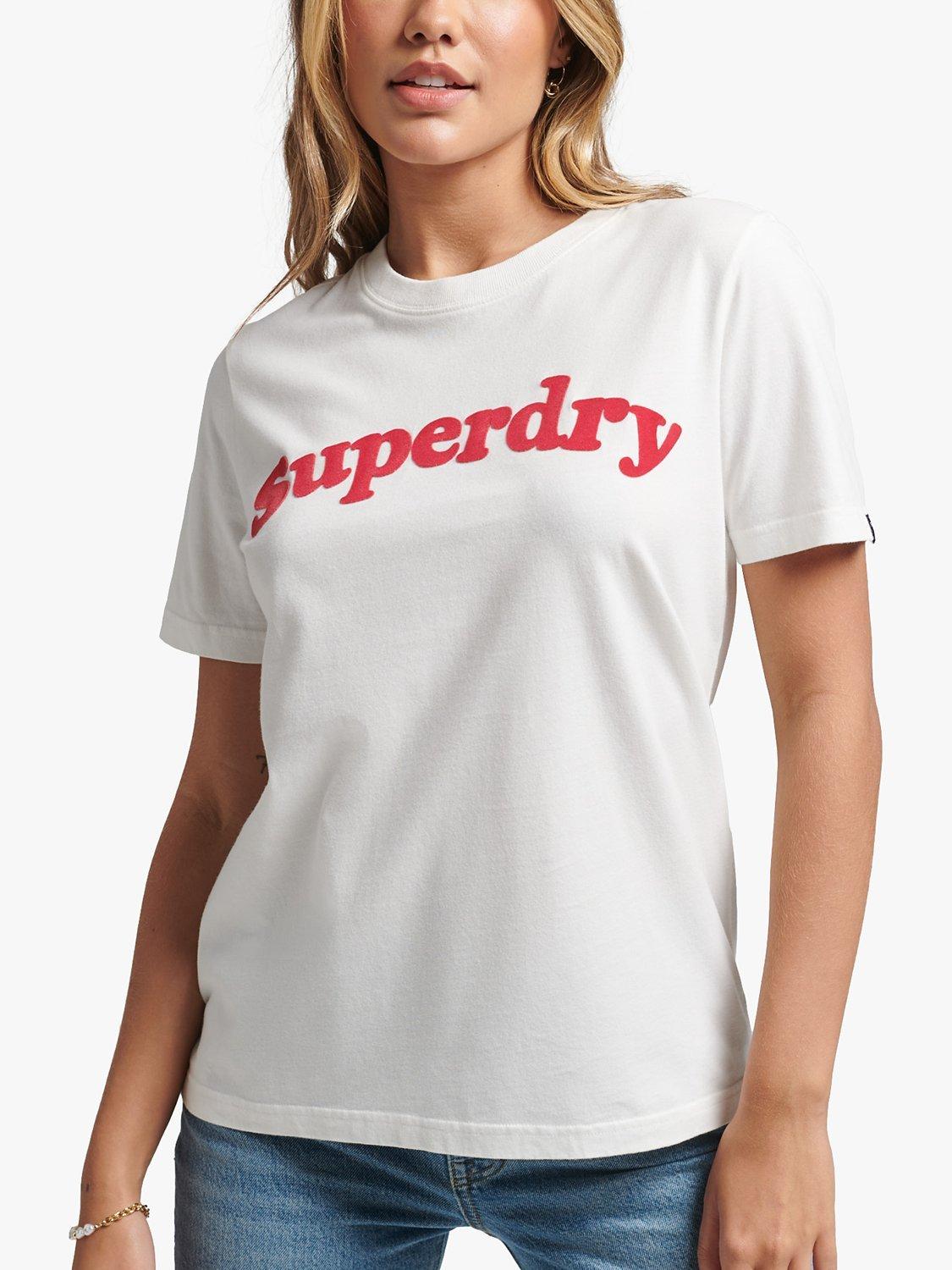 Superdry Vintage Cooper Logo T-Shirt, Ecru