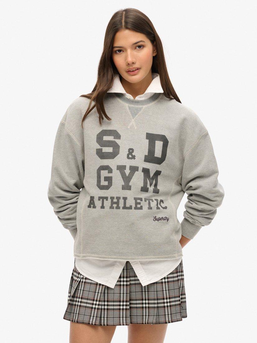 Product image 1 of 3, which shows Superdry Tweed Mini Skirt, Grey/Multi, 8