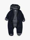 Polarn O. Pyret Baby Water Repellent & Windproof Onesie Fleece, Blue