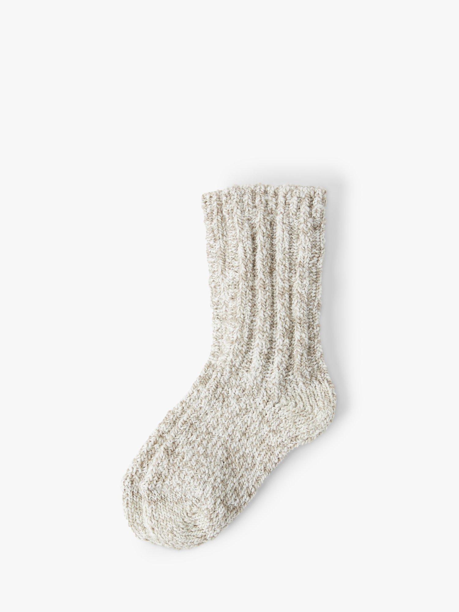 Polarn O. Pyret Kids' Thick Wool Blend Socks, Natural