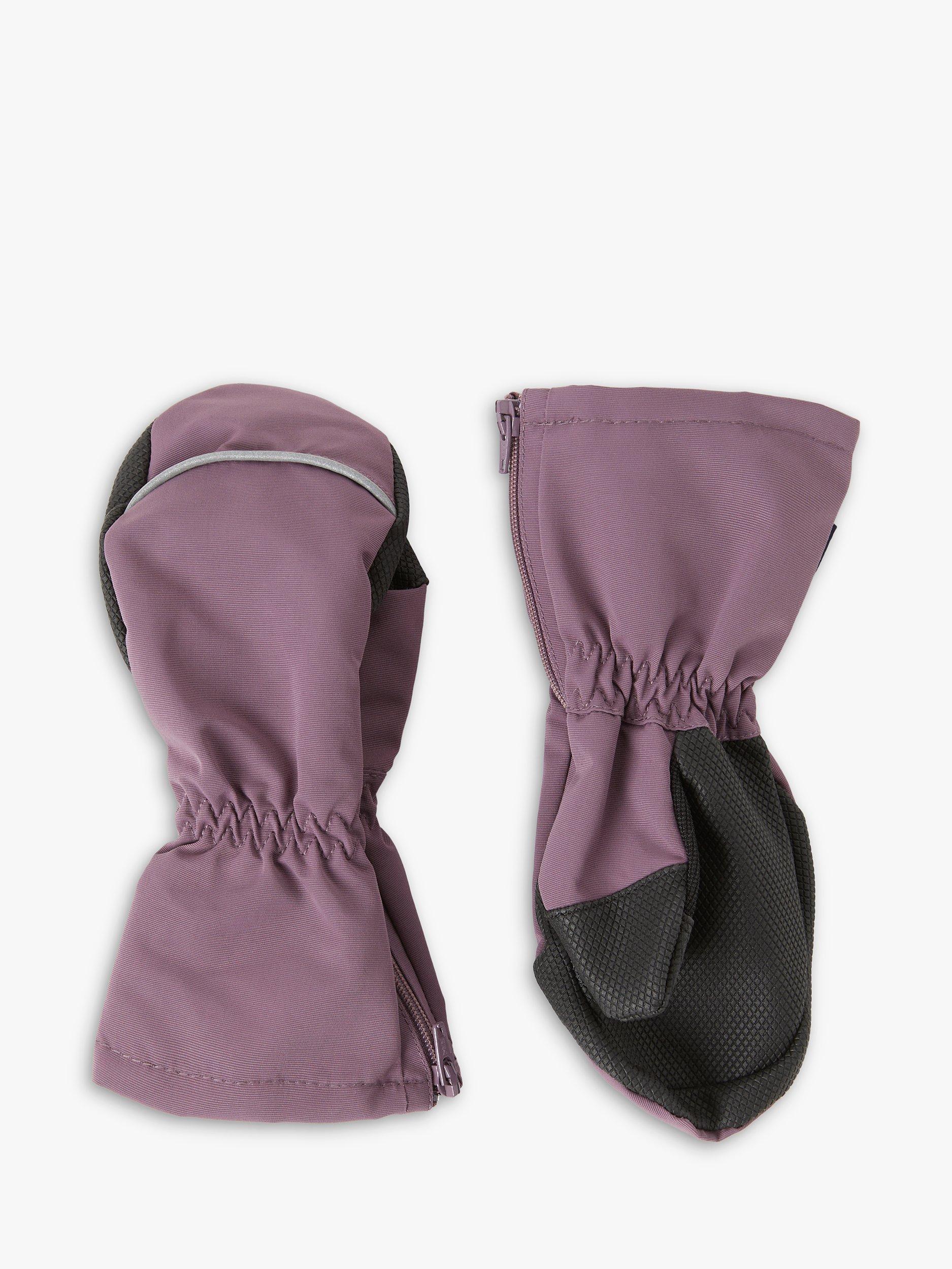 Polarn O. Pyret Kids' Windproof Shell Mittens, Purple
