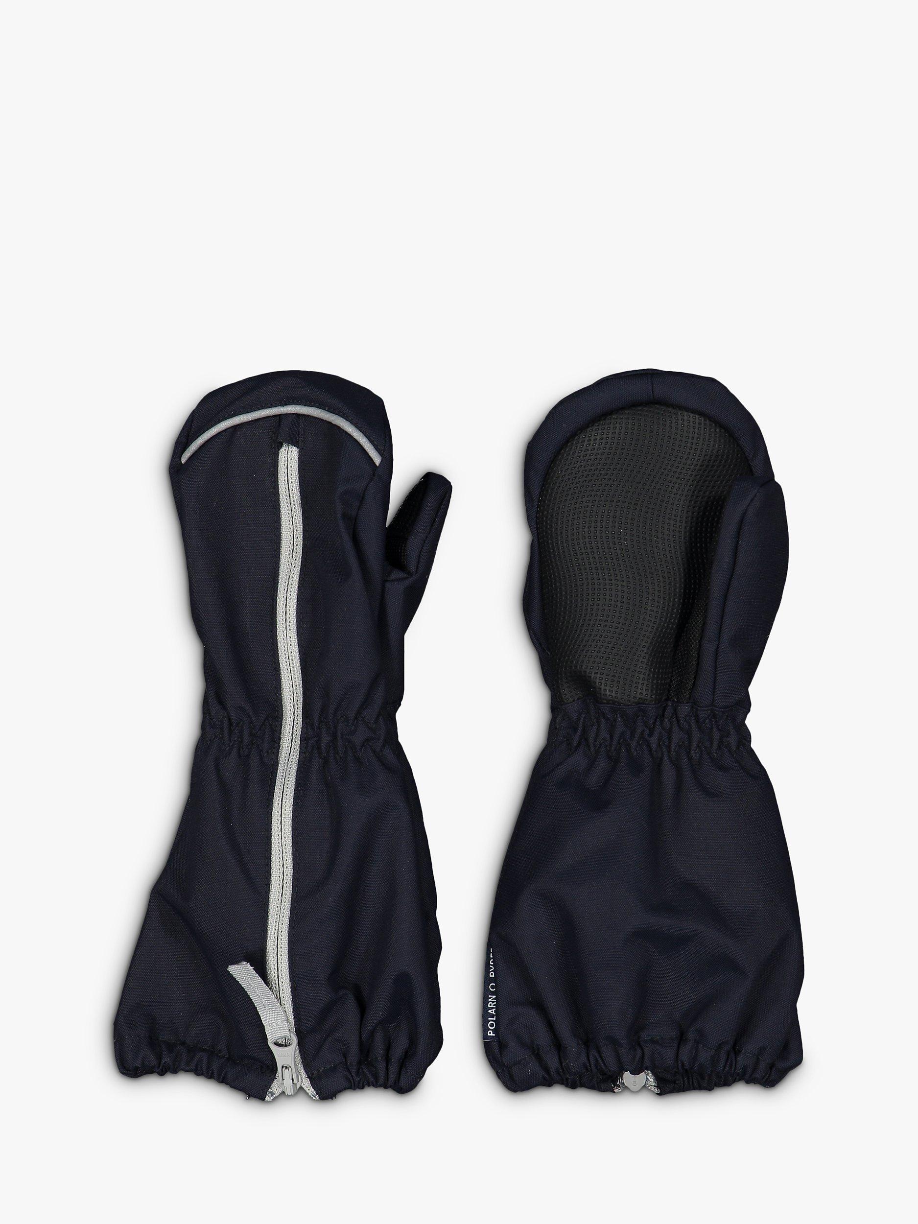 Polarn O. Pyret Kids' Windproof & Waterproof Mittens, Blue