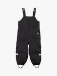 Polarn O. Pyret Baby Plain Salopettes, Black