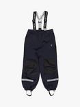 Polarn O. Pyret Kids' Waterproof Shell Trousers, Blue