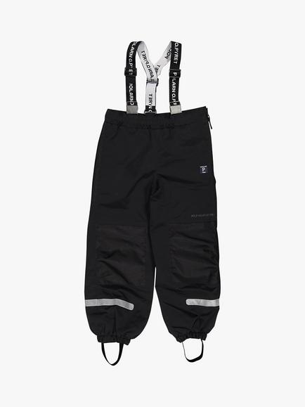Polarn O. Pyret Kids' Waterproof Shell Trousers - view 2, Black