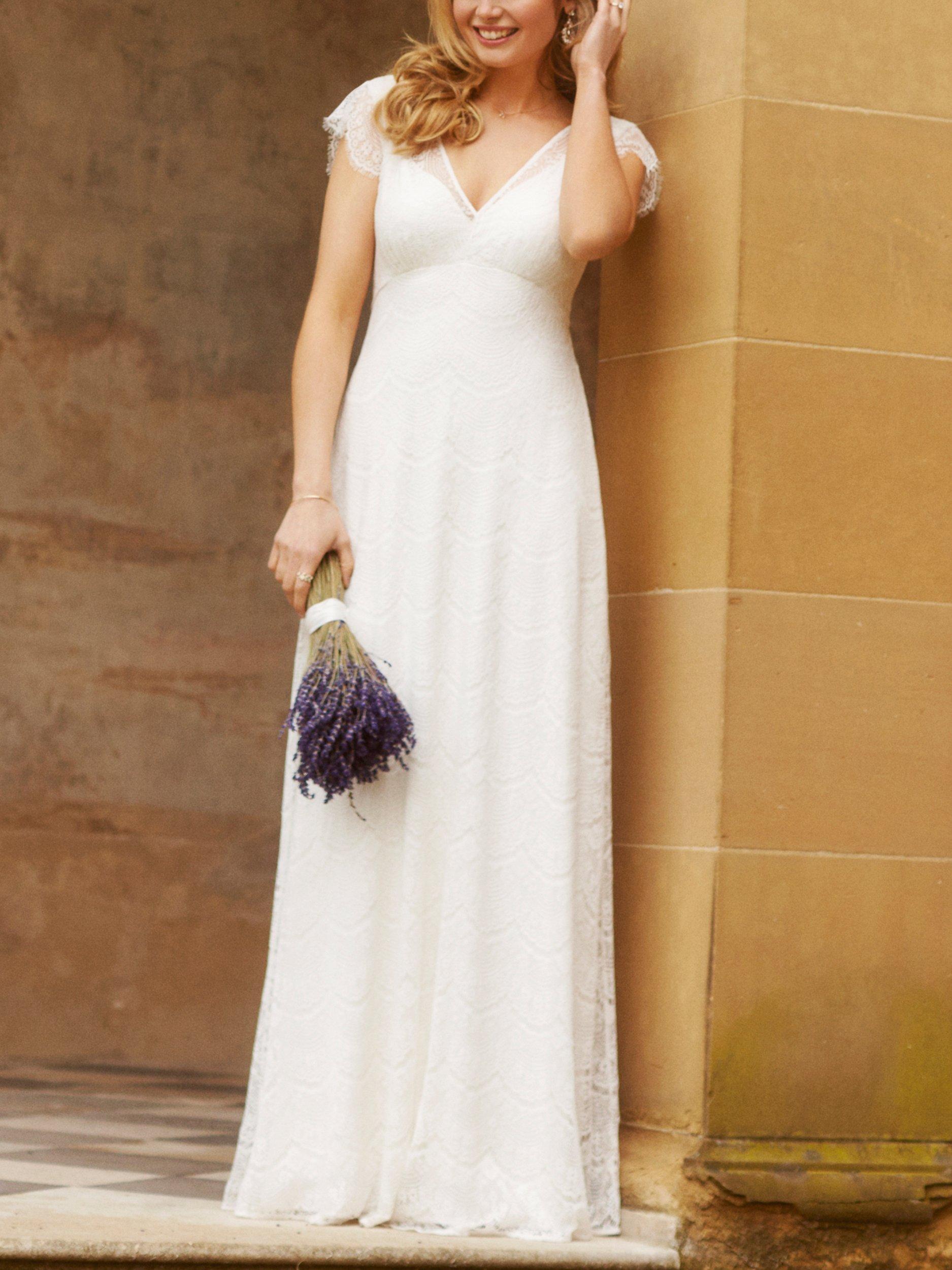 Product image 2 of 7, which shows Alie Street Isobel Wedding Gown, Ivory, 6-8