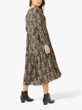 Noa Noa Bina Paisley Print Tiered Midi Dress