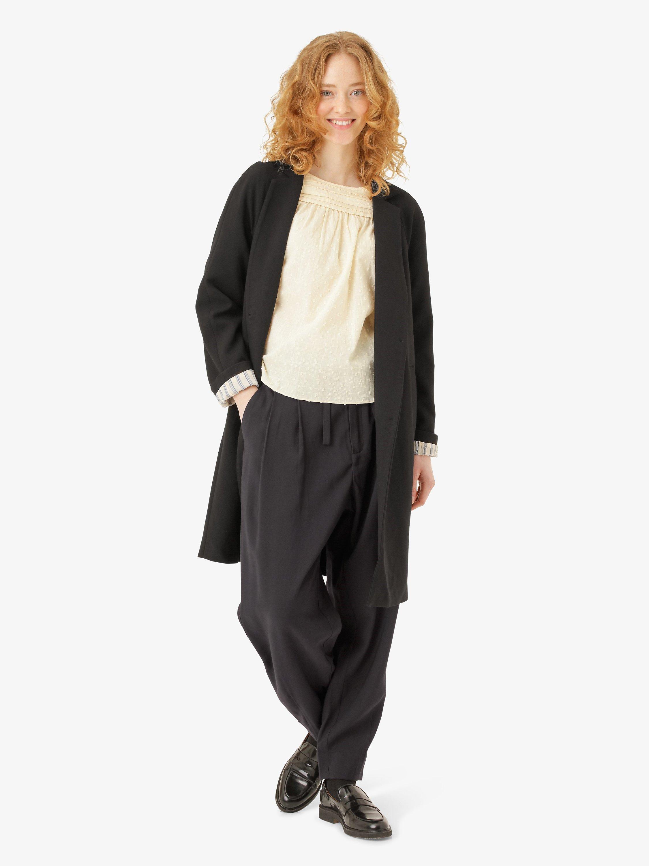 Noa Noa Emma Oversized Coat, Black