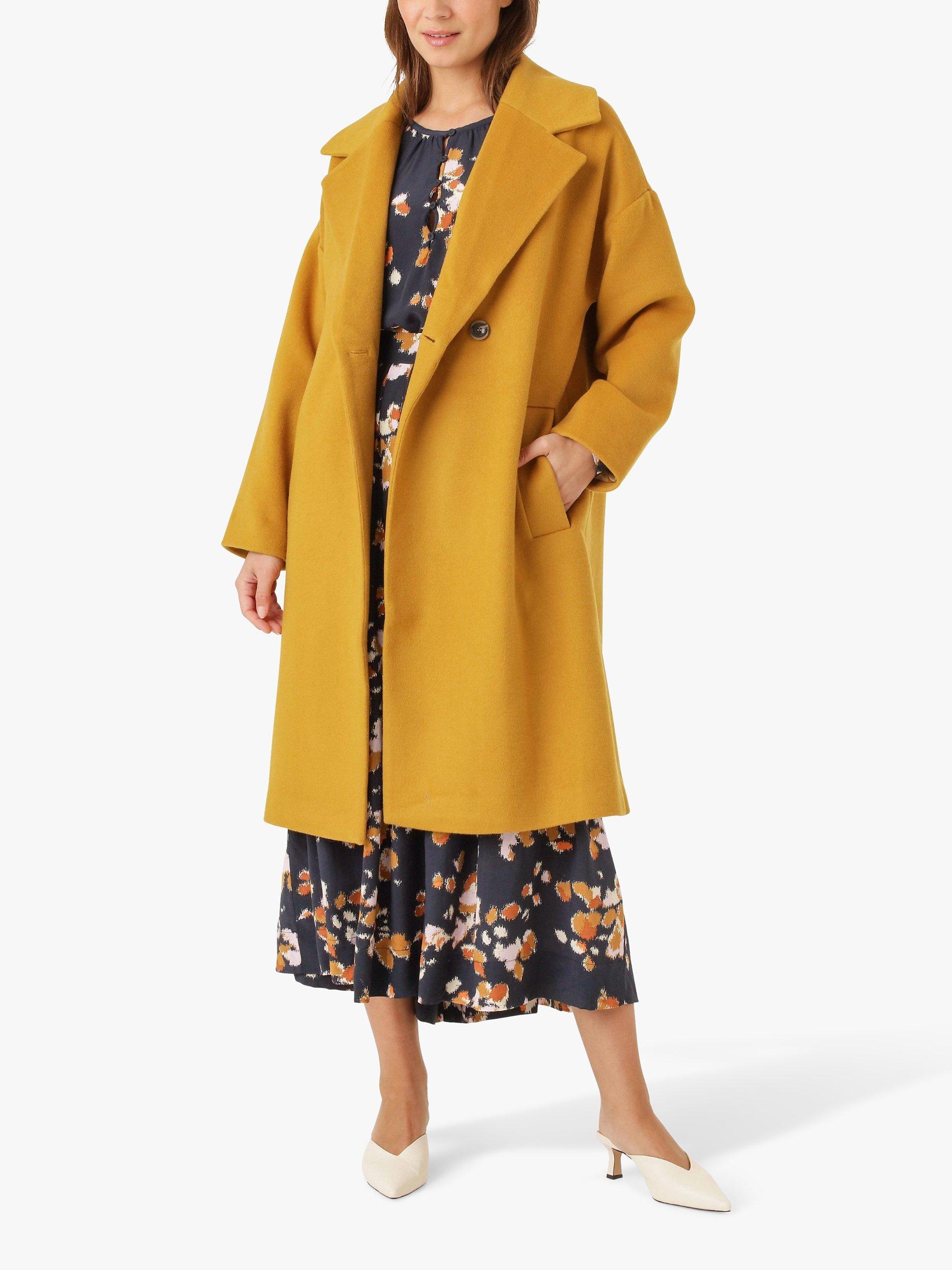 Noa Noa Cecilia Wool Blend Coat, Golden Brown