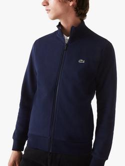 Lacoste Cotton Blend Zip Funnel Neck Sweatshirt, C166